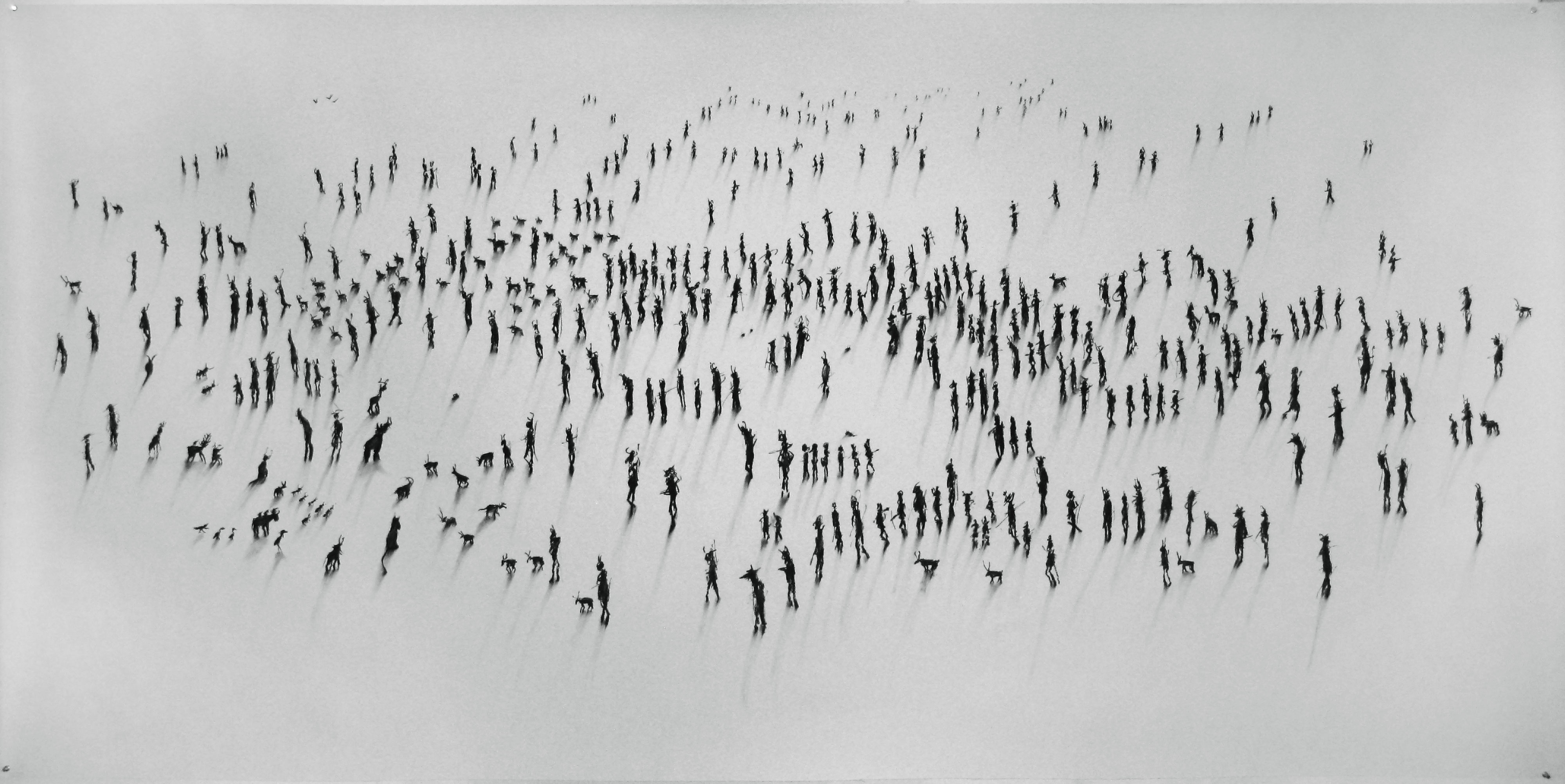 Hettie Goverts Origin Stories III | 250x122cm | Charcoal - 2018