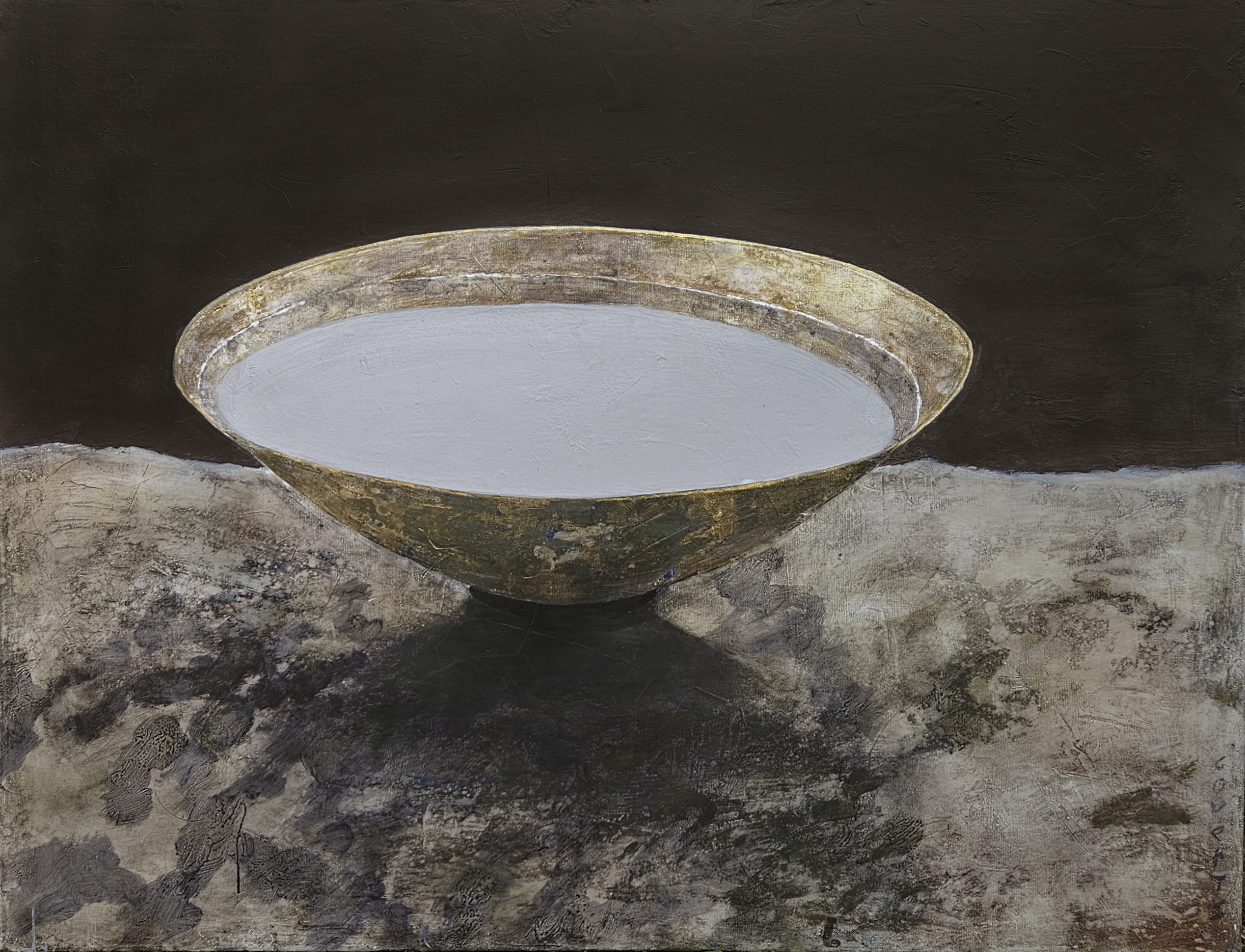 Milkbowl 3 | acrilyc on canvas | 140x100 cm